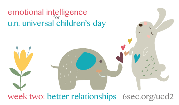 Emotional Intelligence is the foundation for positive relationships -- which empower the rights of children