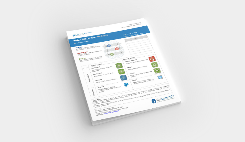 Brain Discovery Profile • Six Seconds